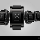 Mercedes-Benz and Pebble Partner for Wearable Instruments