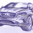 Mercedes Teases Production GLA Crossover Ahead of Frankfurt Debut