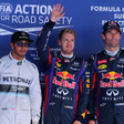 Vettel takes third pole in a row