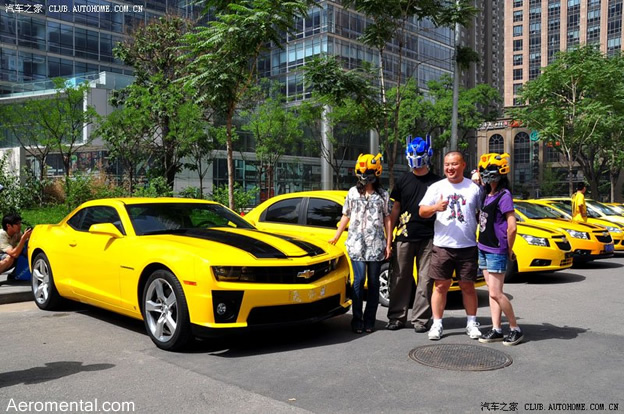 The cars of Transformers 3