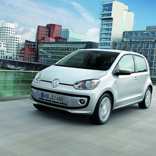 Volkswagen up!  1.0 white up! four-door