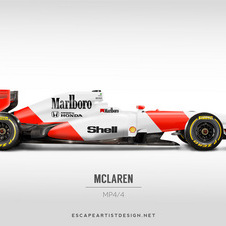 Classic Livery on Modern McLaren