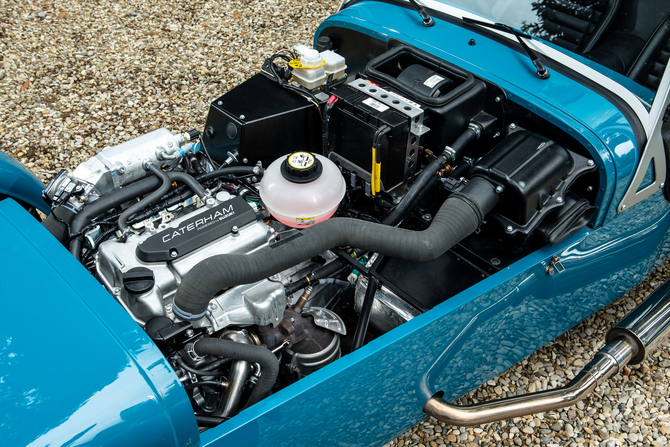 Caterham tuned the engine for more power Caterham tuned the engine for more power