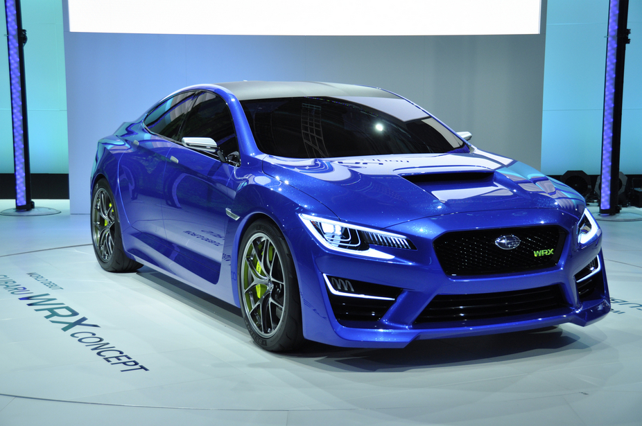 The WRX was first shown at this year's New York Auto Show