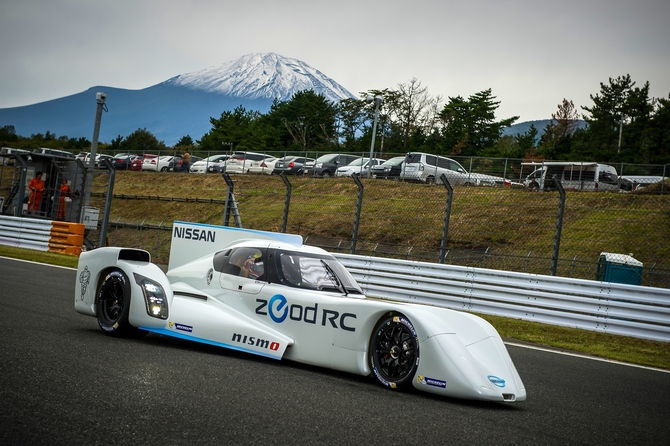 The ZEOD RC got its public track debut at the Fuji Speedway The ZEOD RC got its public track debut at the Fuji Speedway