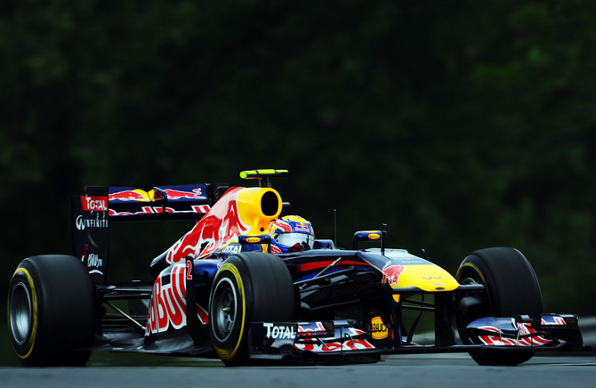 Button Wins a Rainy Race in Hungary Button Wins a Rainy Race in Hungary