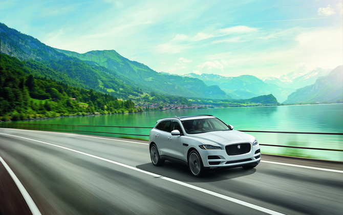 F-Pace's range available at launch will include a petrol engine and two diesel, with rear and all wheel drive options