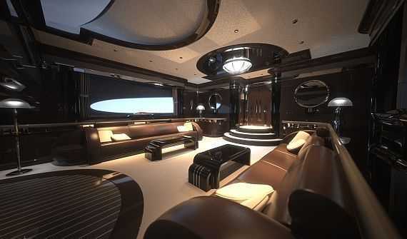 Stand Craft 122 Superyacht Concept That Comes with a Supercar