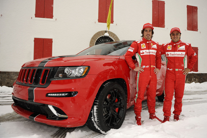 Fernando Alonso and Felipe Massa Selected as Brand Ambassadors for Jeep in Europe