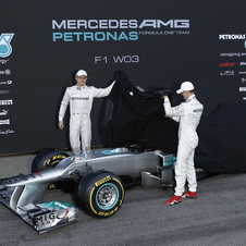 Mercedes Gives W03 Late Unveil