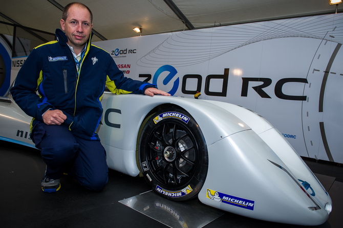 Nissan is working with Michelin on the tires for the ZEOD RC Nissan is working with Michelin on the tires for the ZEOD RC