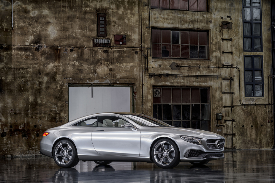 The S-Class Coupe Concept debuted at the Frankfurt Motor Show