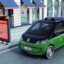 Emissions-free taxi concept presented by Volkswagen