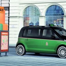 Emissions-free taxi concept presented by Volkswagen