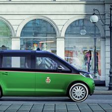 Emissions-free taxi concept presented by Volkswagen