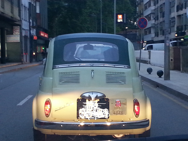 Fiat Nuova 500 por aí... Fiat Nuova 500 por aí...
