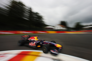 Vettel conquers pole in Spa