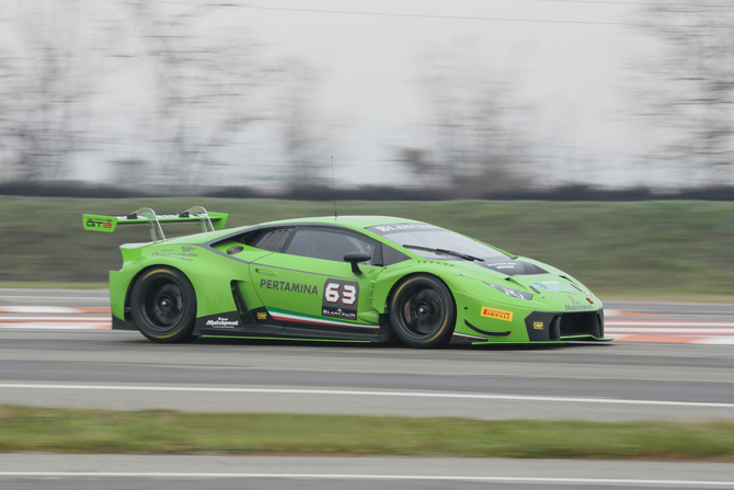 The Huracán GT3 will compete this season in the Blancpain Endurance Series in Europe