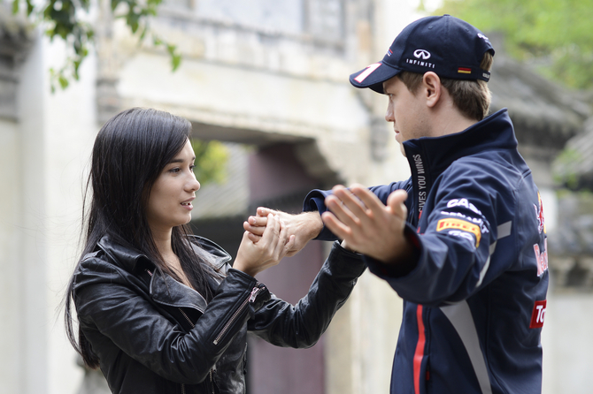 Sebastian Vettel Films Martials Arts Movie in China