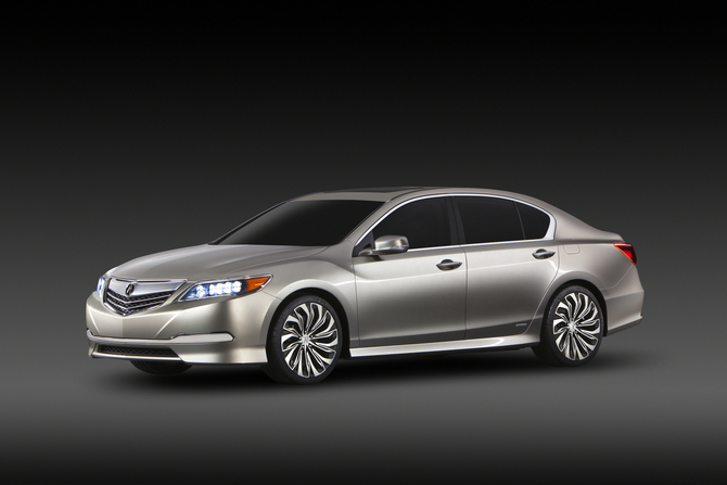 Acura RLX Concept Shows Future Acura Flagship Sedan