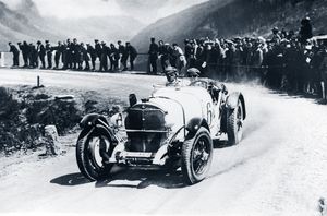 Caracciola in a Mercedes-Benz SSK in another race