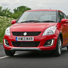 The Swift 4X4 rides 25mm higher than the standard car