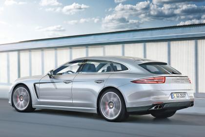 The design rendering of the Panamera shooting break