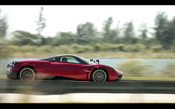 The video shows the car driving as well The video shows the car driving as well