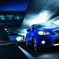 The F-Sport version gets a mesh grill, rear spoiler and 17in wheels