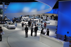 Volkswagen stand brings spirit UP!