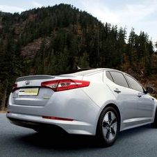 Kia Optima Hybrid premieres in LA