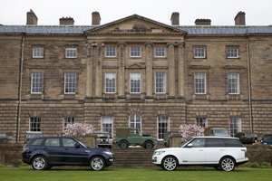 Every current Land Rover will also be on display