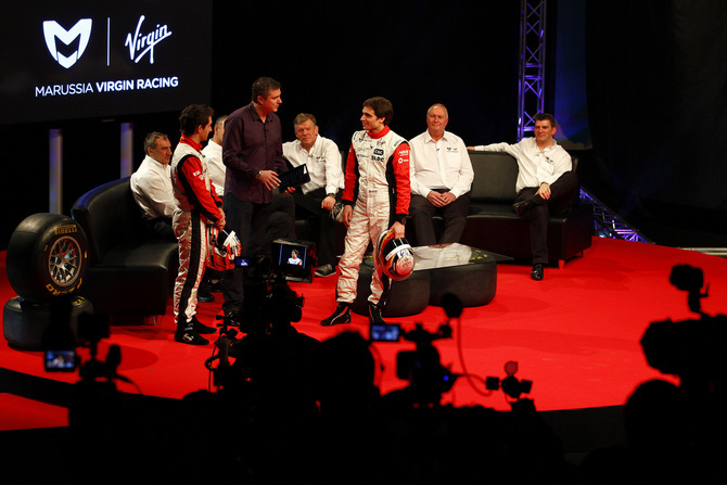 Marussia Virgin Racing launches MVR-02 in London Marussia Virgin Racing launches MVR-02 in London
