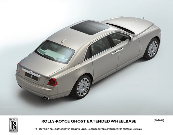 Rolls Royce debuts Ghost Extended Wheelbase