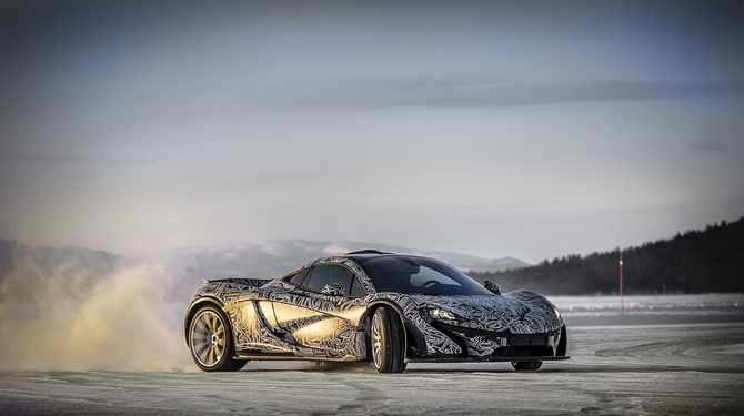 The car is currently undergoing cold weather testing The car is currently undergoing cold weather testing