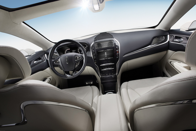 Detalhes do interior do Lincoln MKC Detalhes do interior do Lincoln MKC