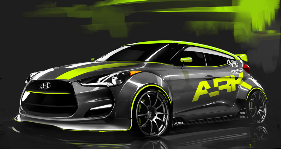 Hyundai Bringing Modified, Turbocharged Veloster at Sema