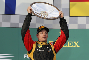 It is Raikkonen first win since returning to F1