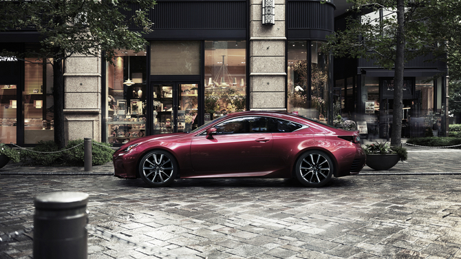 The RC is Lexus' latest coupe and shares a platform with the IS and GS The RC is Lexus' latest coupe and shares a platform with the IS and GS