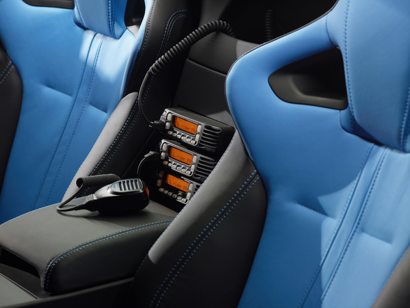 The interior has been equipped with the necessary communication material for the Tour de France The interior has been equipped with the necessary communication material for the Tour de France