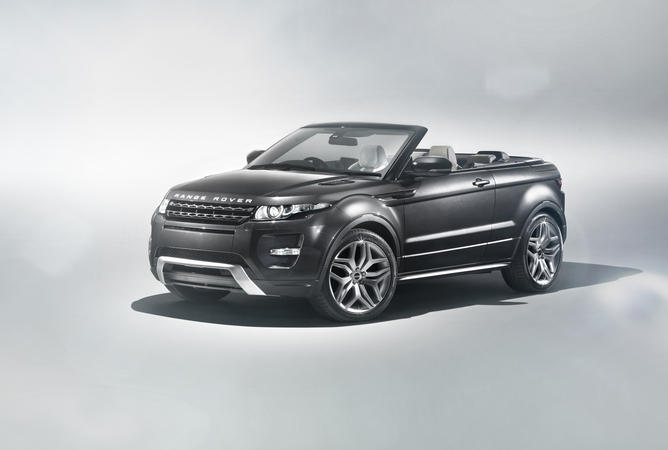 The Evoque Convertible was shown in 2012 The Evoque Convertible was shown in 2012