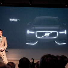 The front shows the T-shaped running lights from the Concept C