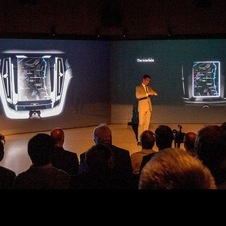 The interior will have a portrait-shaped infotainment system like the Concept C