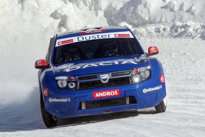 Dacia presents the ice-racing version of the Duster