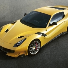 While maintaining the same V12 6.3 liters engine of the standard F12berlinetta, the output was increased to 780hp