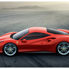 The new Ferrari 3.9-liter V8 engine that powers the 488 GTB has a 670hp output and 760Nm of torque