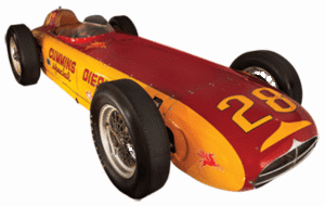 Although a diesel, the 1952 Cummins special was the first every turbocharged race car