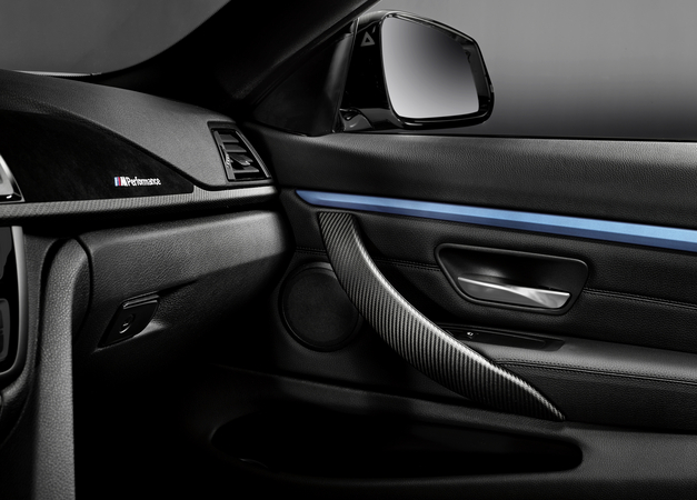 The interior package adds Alcantara and metal trim The interior package adds Alcantara and metal trim