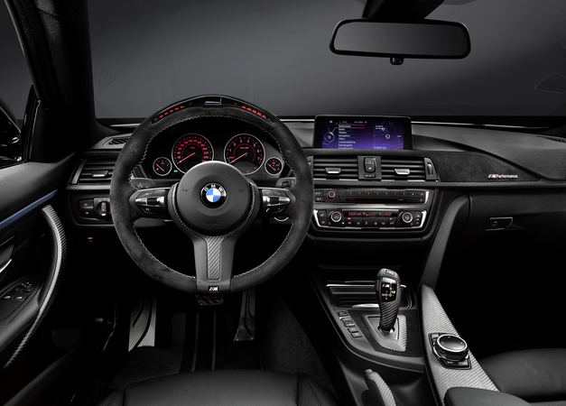 The interior package also adds an Alcantara steering wheel The interior package also adds an Alcantara steering wheel