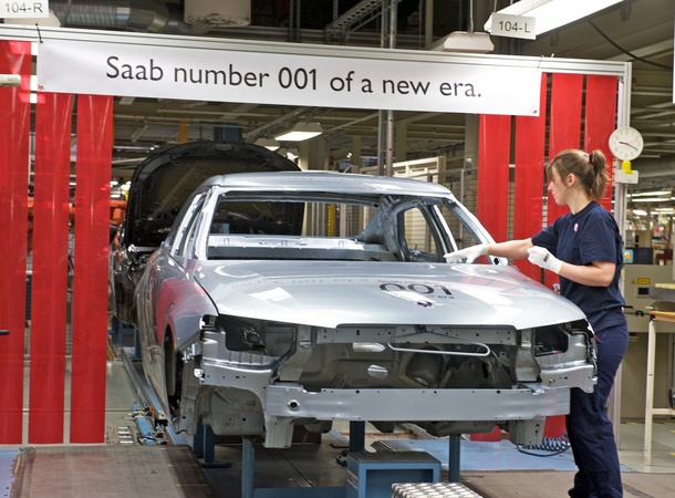 Saab restarts production at Trollättan Saab restarts production at Trollättan
